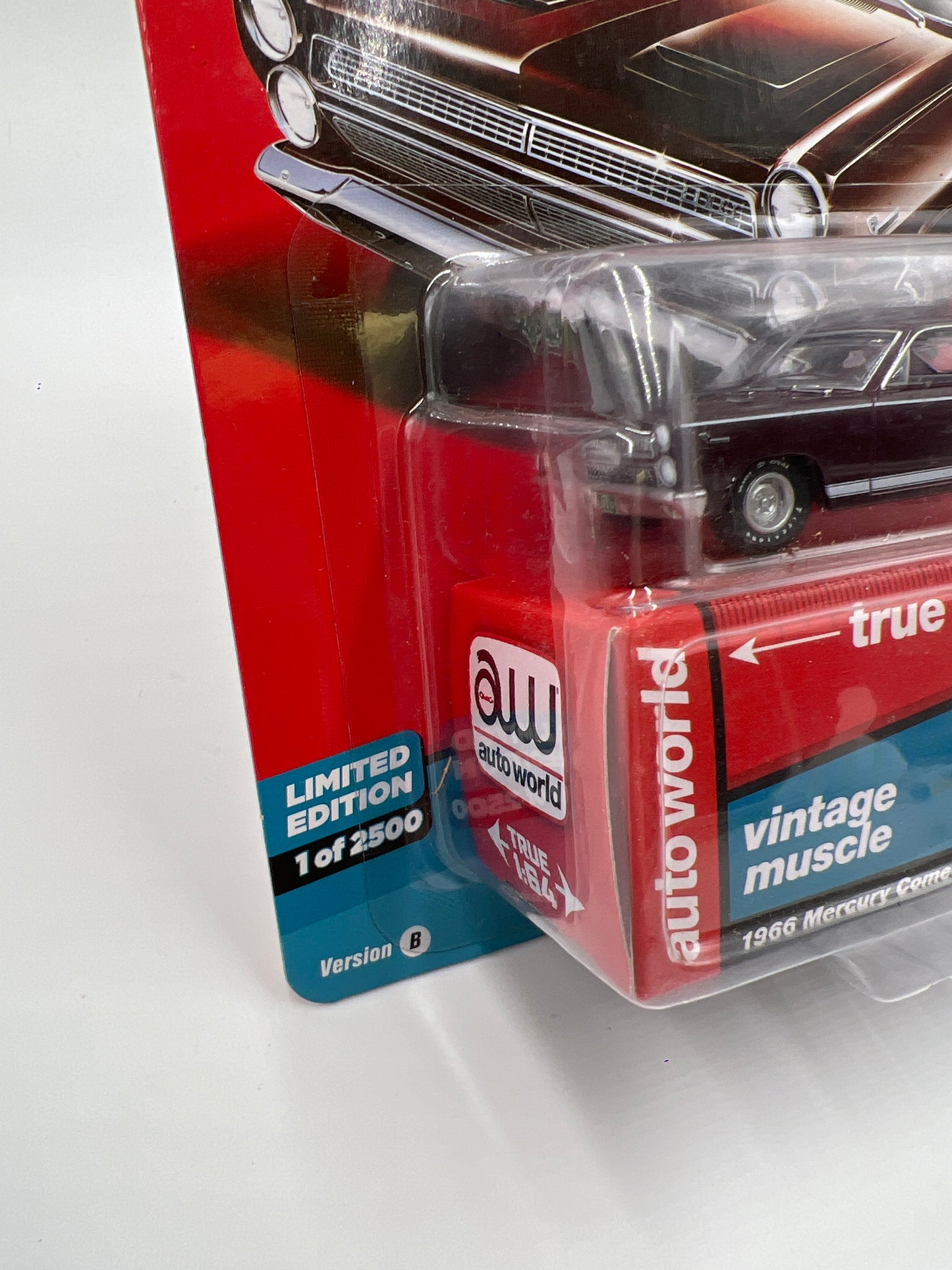 Auto World Vintage Muscle Release 4 Version B 1966 Mercury Comet Cyclone GT Maroon