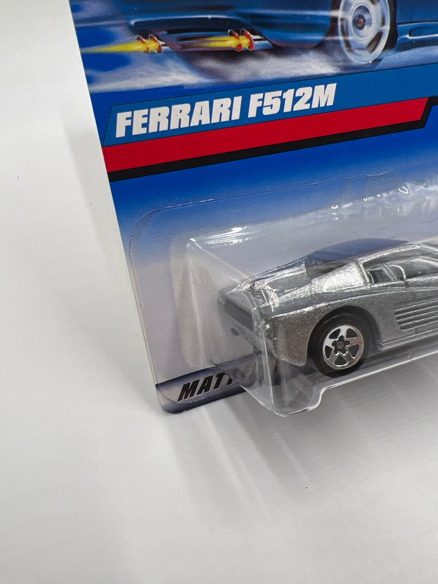 1998 Hot Wheels Collector #784 Ferrari F512M Silver 5SP Wheels