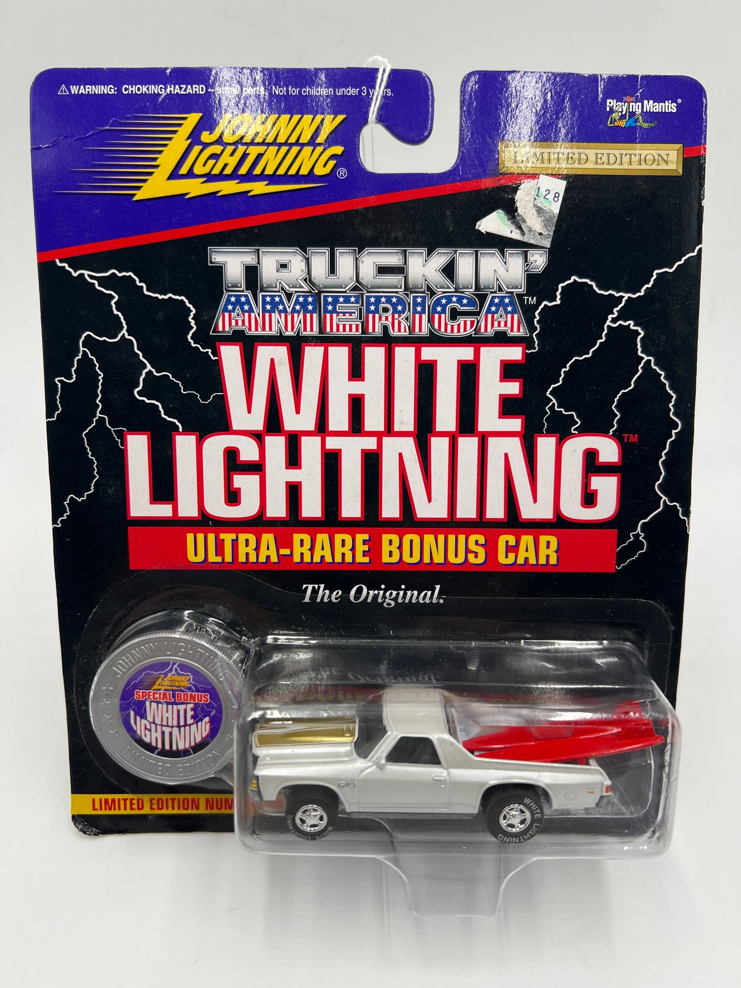 Johnny Lightning White Lightning Chase Truckin America #299 1971 El Camino White