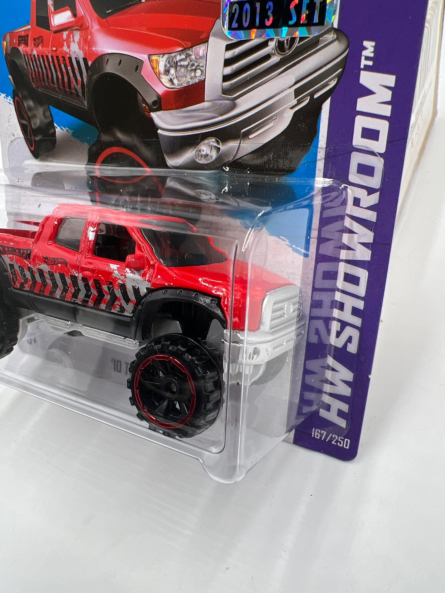 2013 Hot Wheels Showroom #167 10 Toyota Tundra Red Factory Sealed 93B