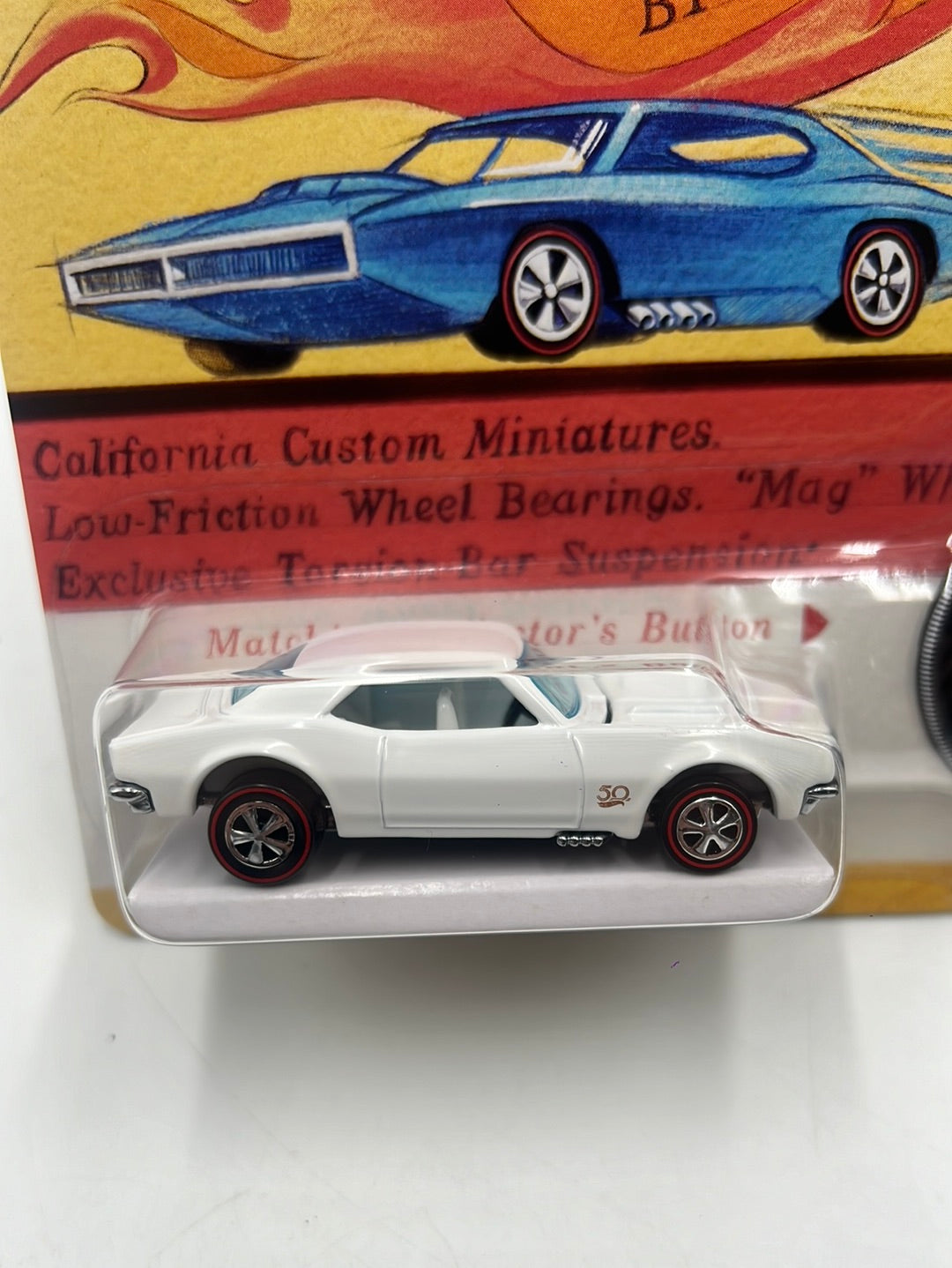 2019 Hot Wheels RLC Custom Camaro White EP 10392/12000