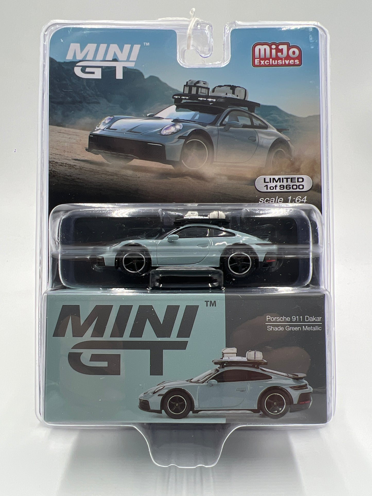 Mini GT Mijo Exclusives #780 Porsche 911 Dakar Shade Green