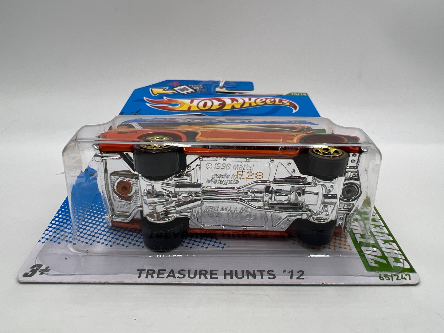 2012 Hot Wheels Treasure Hunts #65 70 Chevy Chevelle Convertible Orange 273C