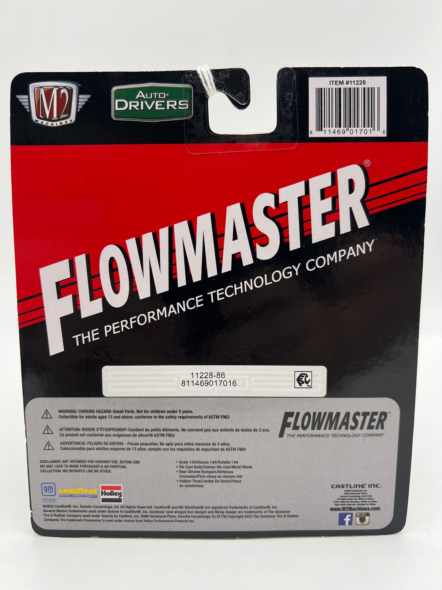 M2 Machines Auto Drivers 1966 Chevrolet Corvette 427 Red Flowmaster R88 191D