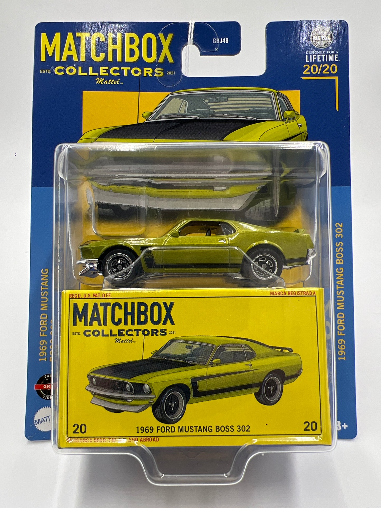 2024 Matchbox Collectors #20 1969 Ford Mustang Boss 302 Green 169G