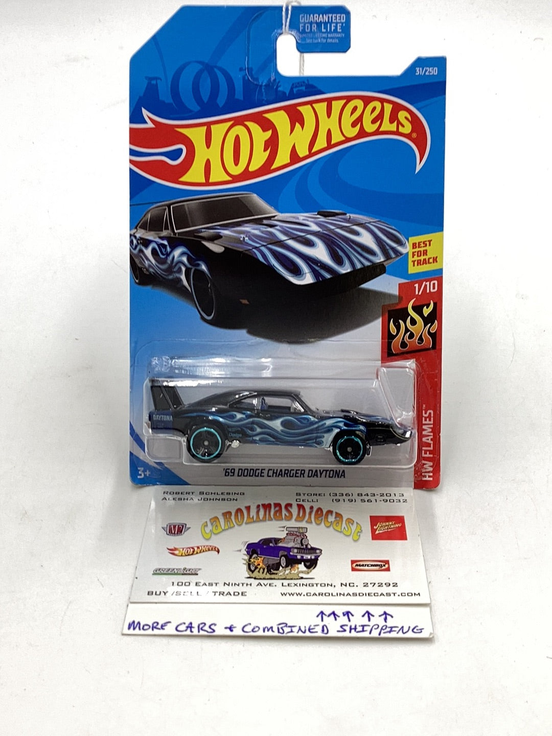 2019 Hot wheels #31 69 Dodge Charger Daytona 40B