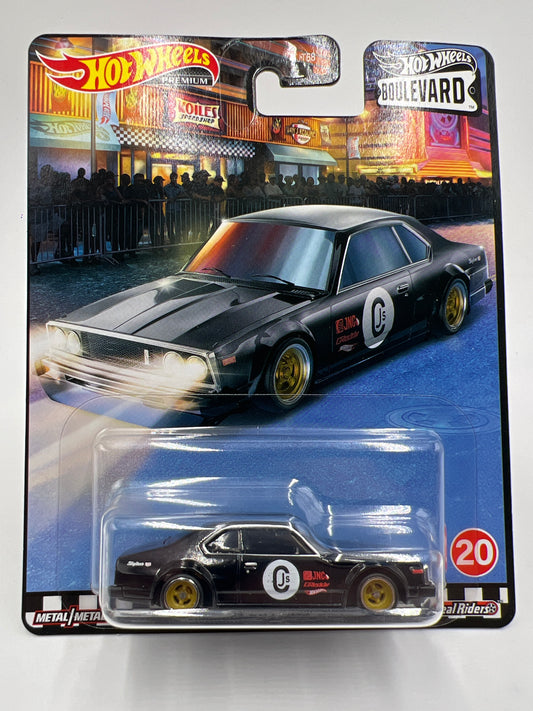 Hot Wheels Premium Boulevard #20 Nissan Skyline C210 Black 259G