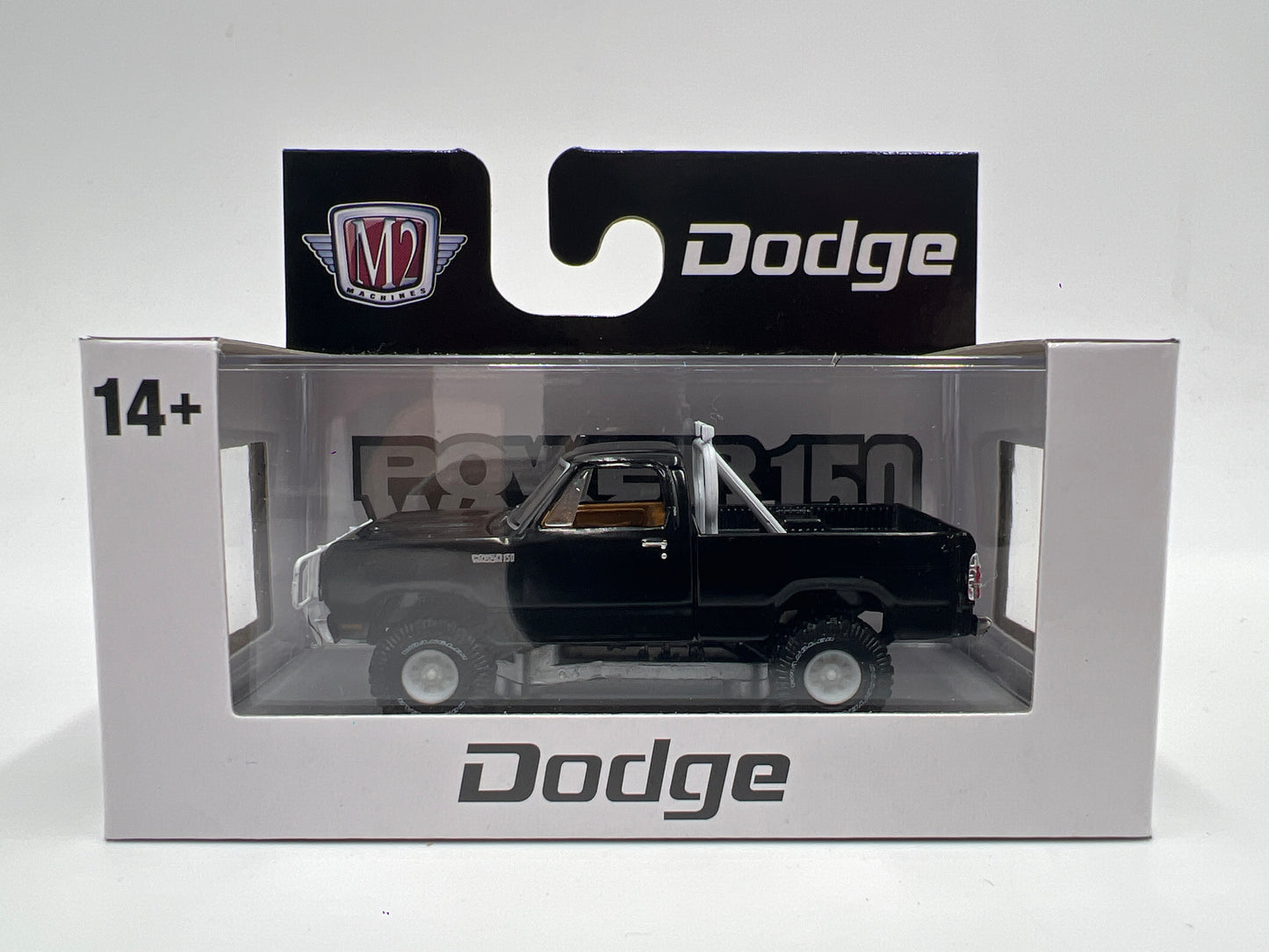 M2 Machines R106 1978 Dodge 150 Power Wagon Black