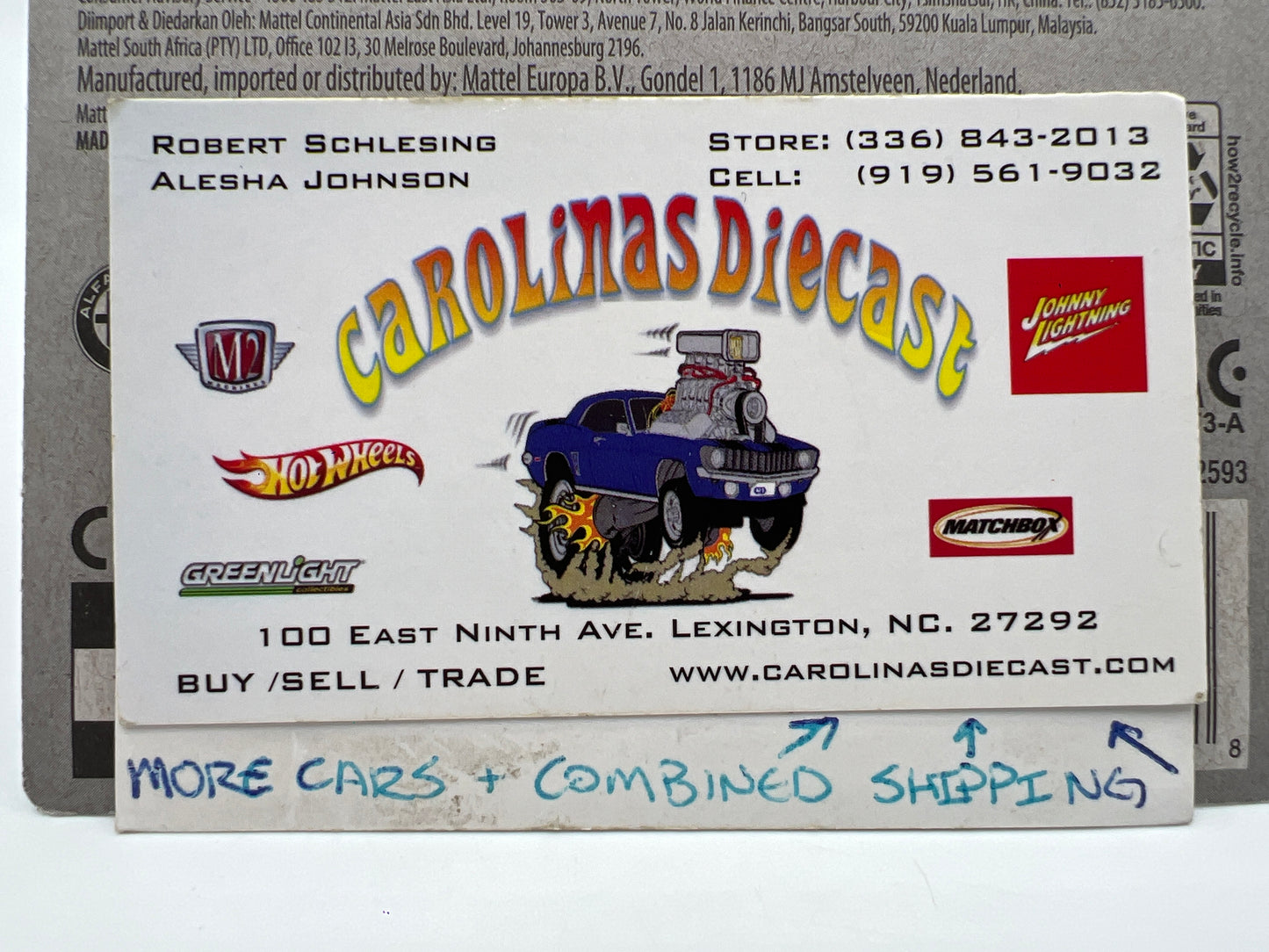 2022 Hot Wheels Walmart Exclusive Zamac 11 #156 Alfa Romeo 8C Competizione 143i