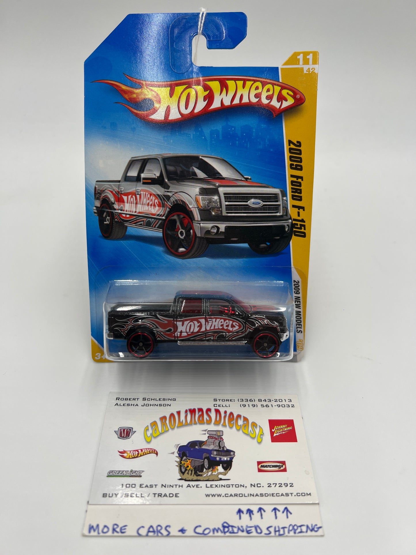 2009 Hot Wheels New Models #11 2009 Ford F-150 Black 28C