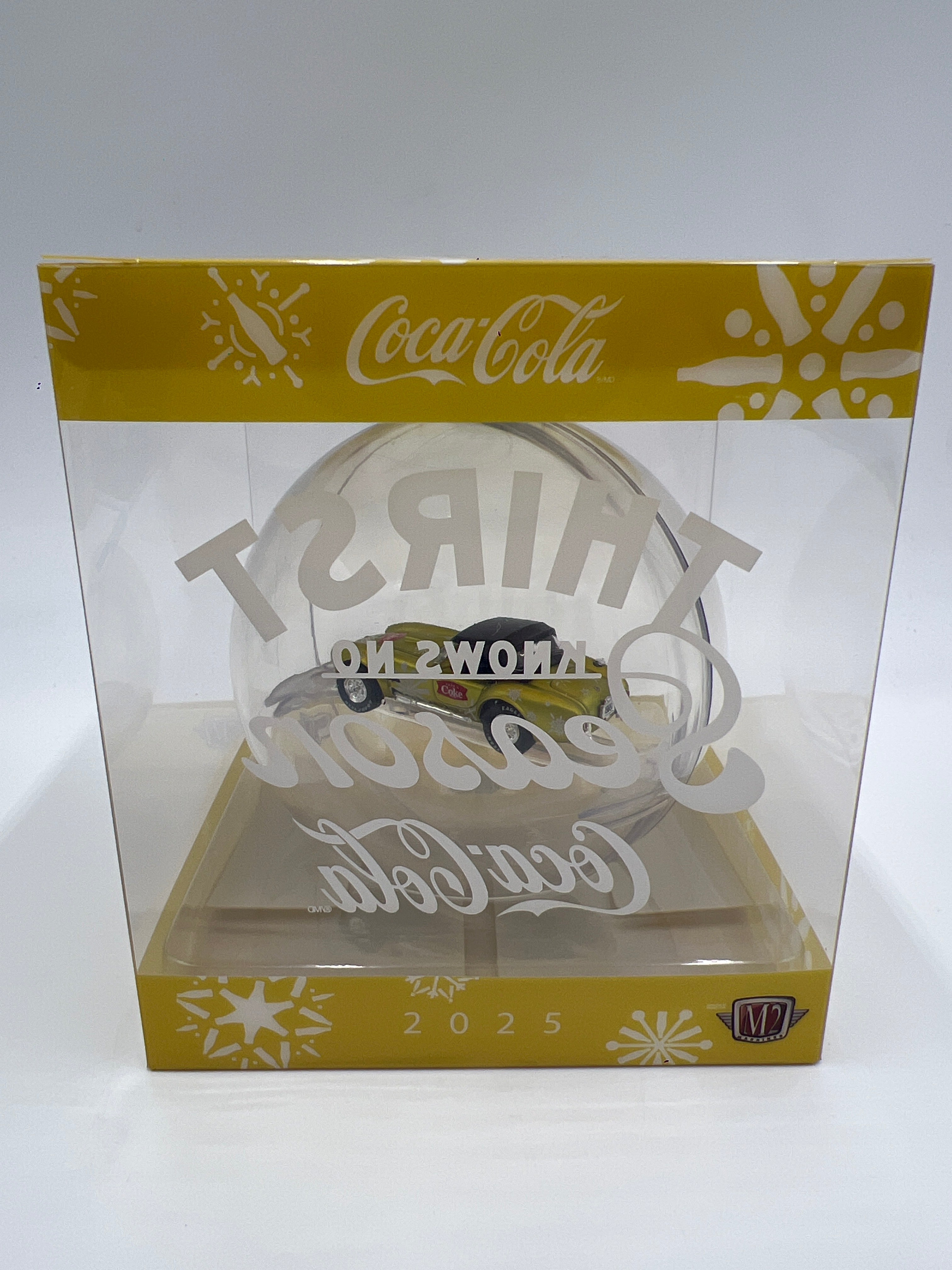 2025 M2 Machines Coca Cola Holiday Christmas Ornaments 1965 Ford