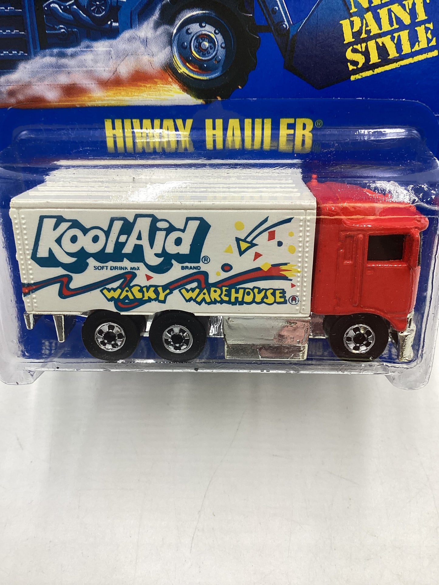 Hot Wheels Blue Card Collector No. 142 Hiway Hauler Kool-Aid BW Wheels