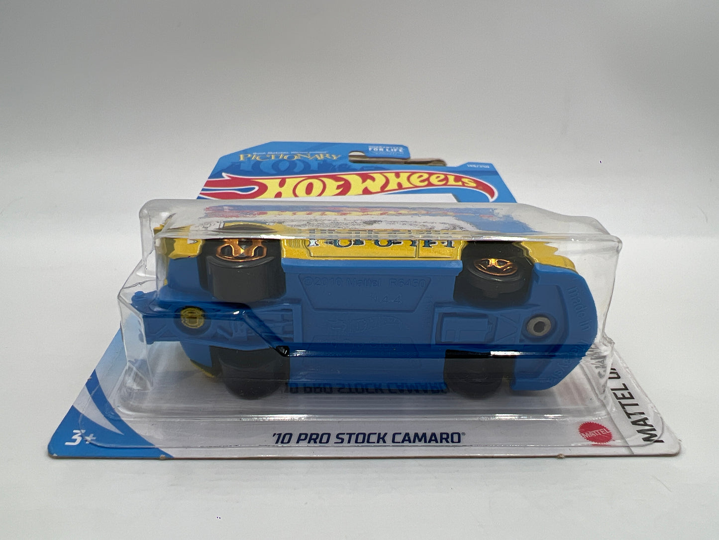 2019 Hot Wheels Kroger Exclusive #149 10 Pro Stock Camaro Green/Yellow Pictionary Sketch Card W/Protectors Cracked Blisters