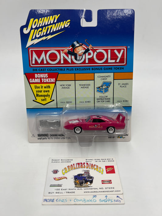 Johnny Lightning Monopoly 1969 Dodge Daytona Pink 230D