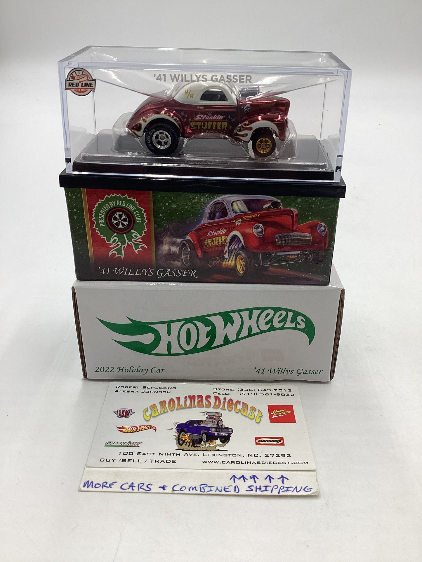 2022 Hot Wheels RLC Holiday #22494/30000 ‘41 Willys Gasser