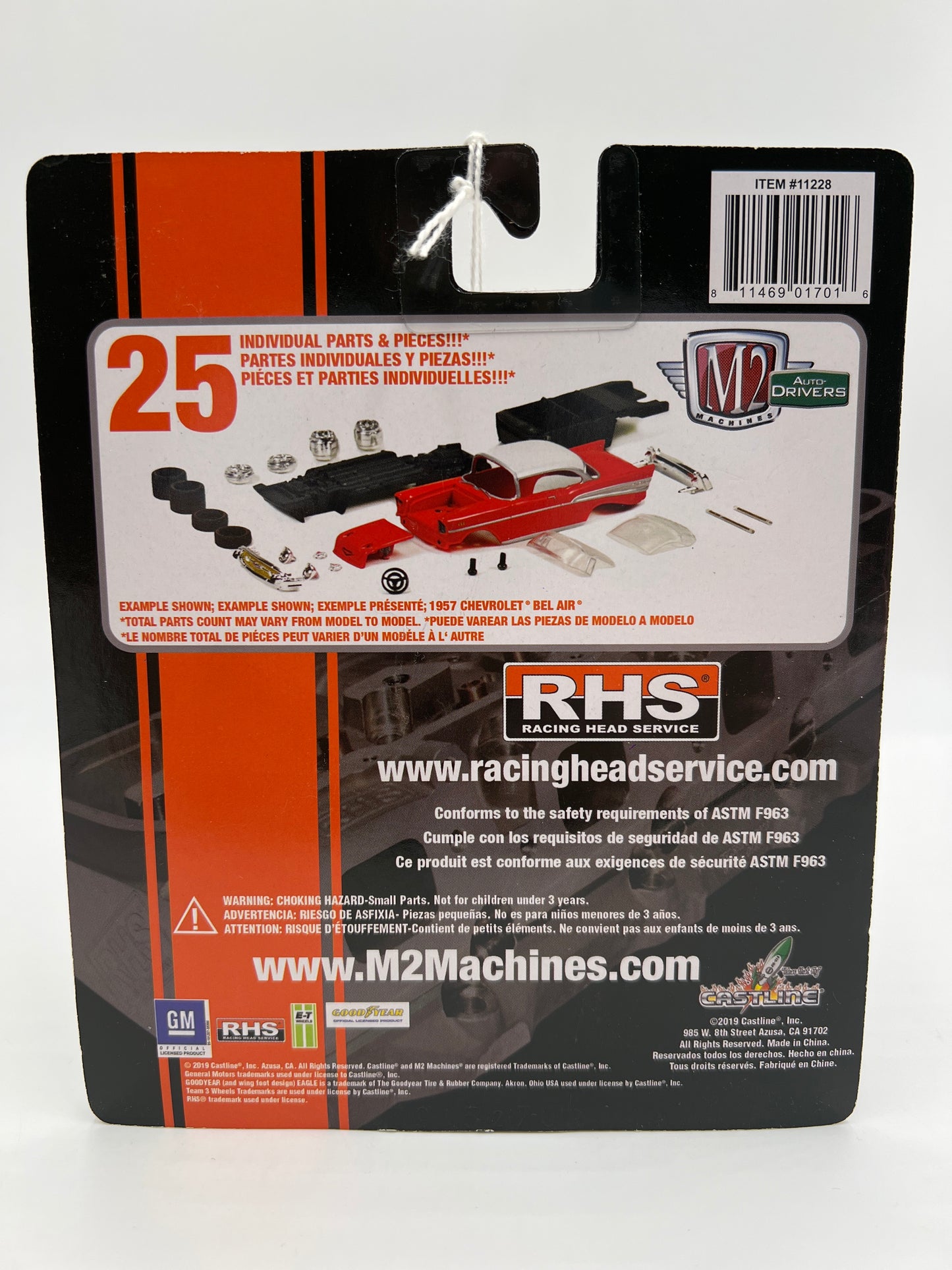 M2 Machines Auto-Drivers 1958 Chevrolet Apache Stepside Orange RHS R60 192G