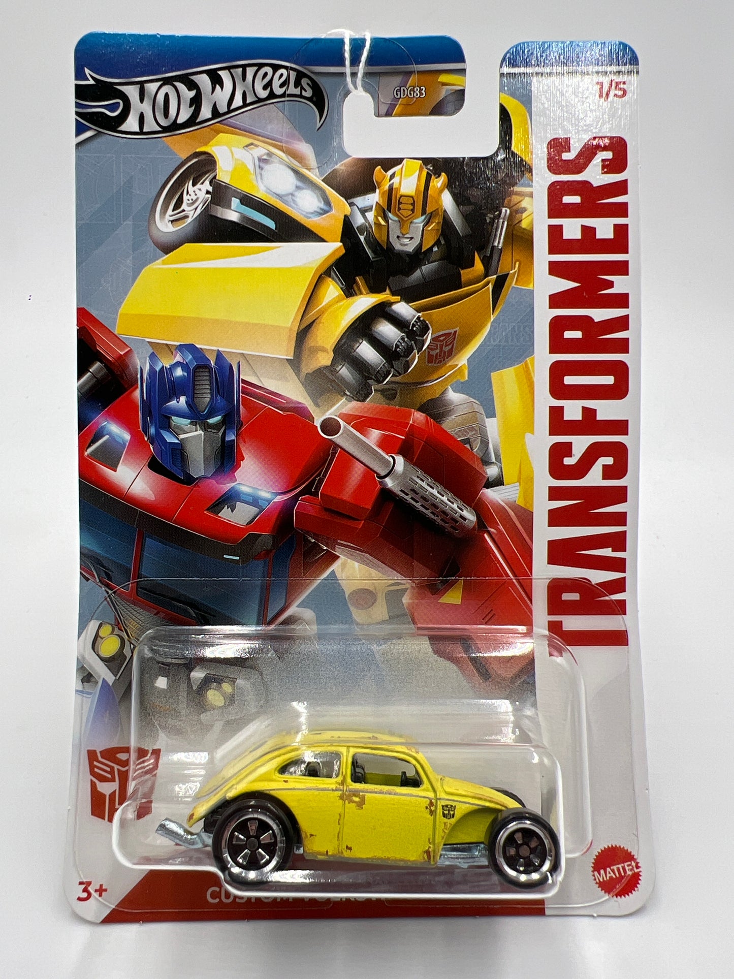 2024 Hot Wheels Transformers #1 Custom Volkswagen Beetle Yellow 159H