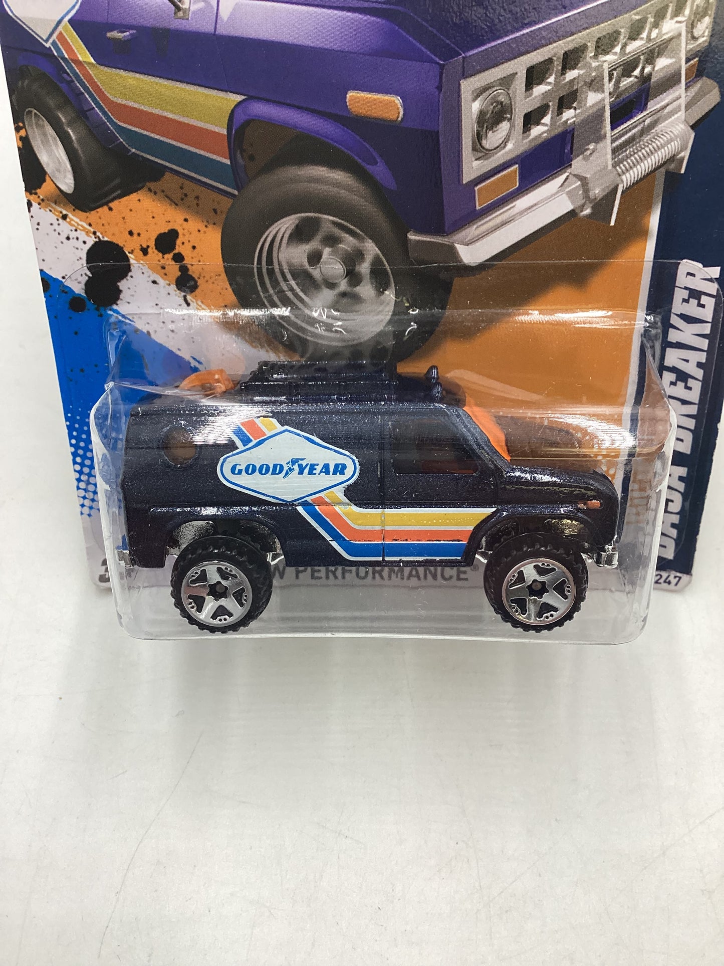 2012 Hot Wheels #143 Baja Breaker Blue 51E