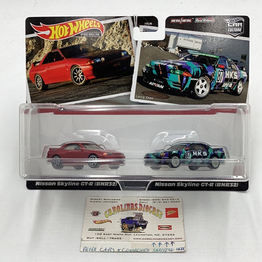 Hot wheels car culture team 2 pack target exclusive Nissan skyline gt-r bnr32 HKS 281A