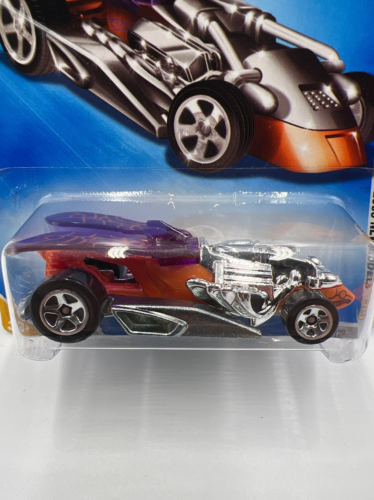 2009 Hot Wheels New Models #40 Draggin Tail Purple/Orange DD8