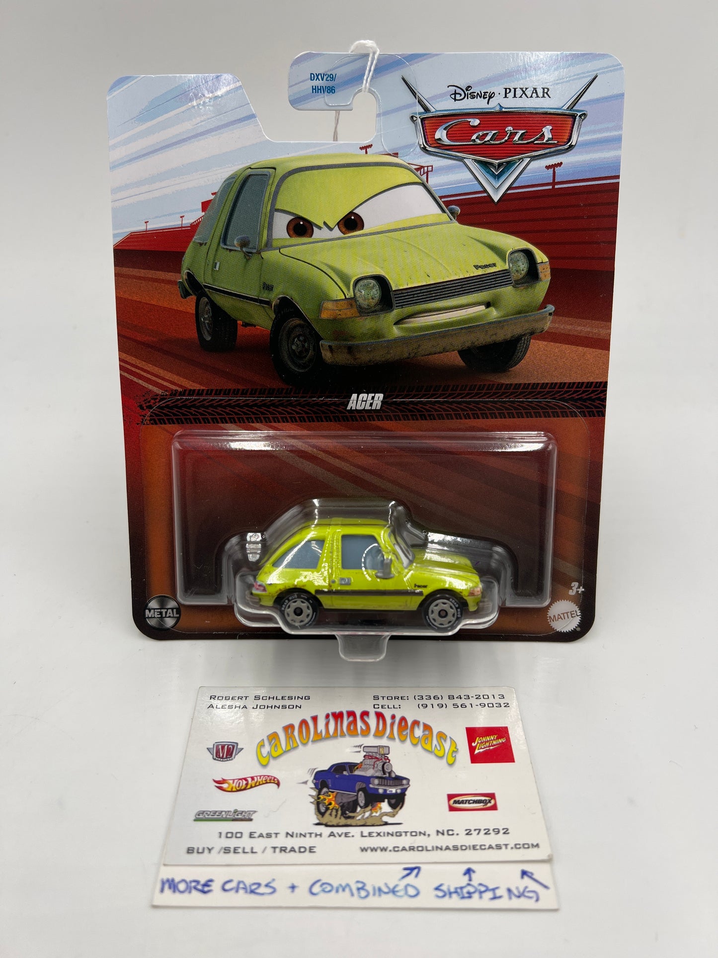 2025 Disney Pixar Cars 2 Acer Green 138B