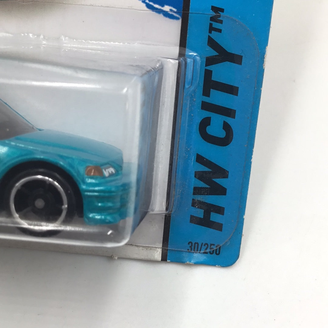 2014 Hot Wheels #30 1990 Honda Civic EF (BAD CARD)