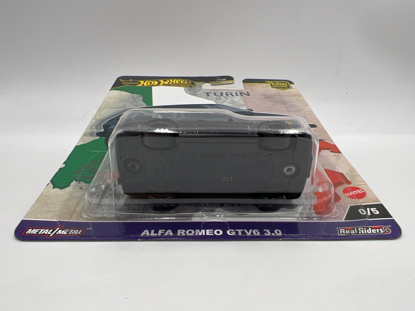 2024 Hot Wheels Premium World Tour Chase #0 Alfa Romeo GTV6 3.0 Black W/Protector