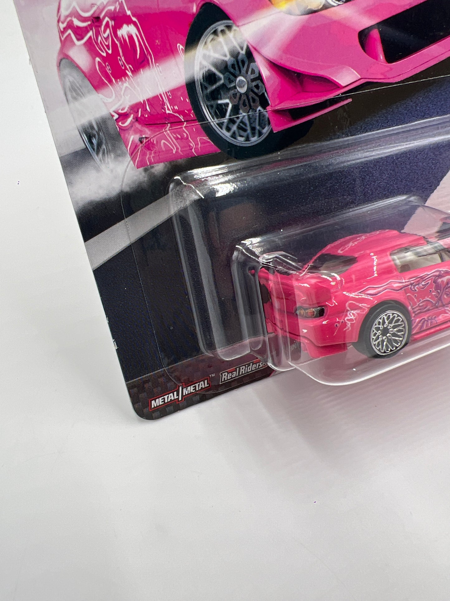 Hot Wheels Premium Fast & Furious Quick Shifters #1 Honda S2000 Pink W/Protector Cracked Blister