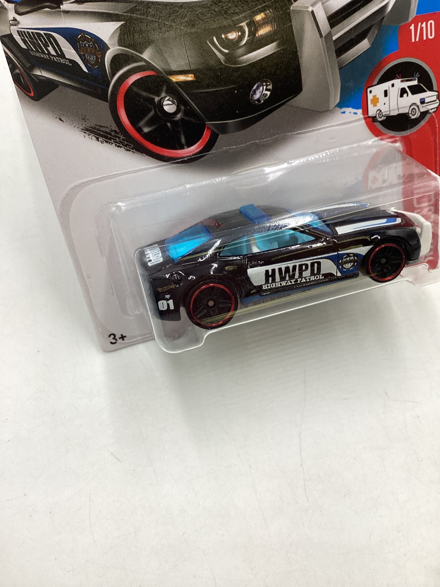 2016 Hot wheels #211 Black 10 Camaro SS 9F