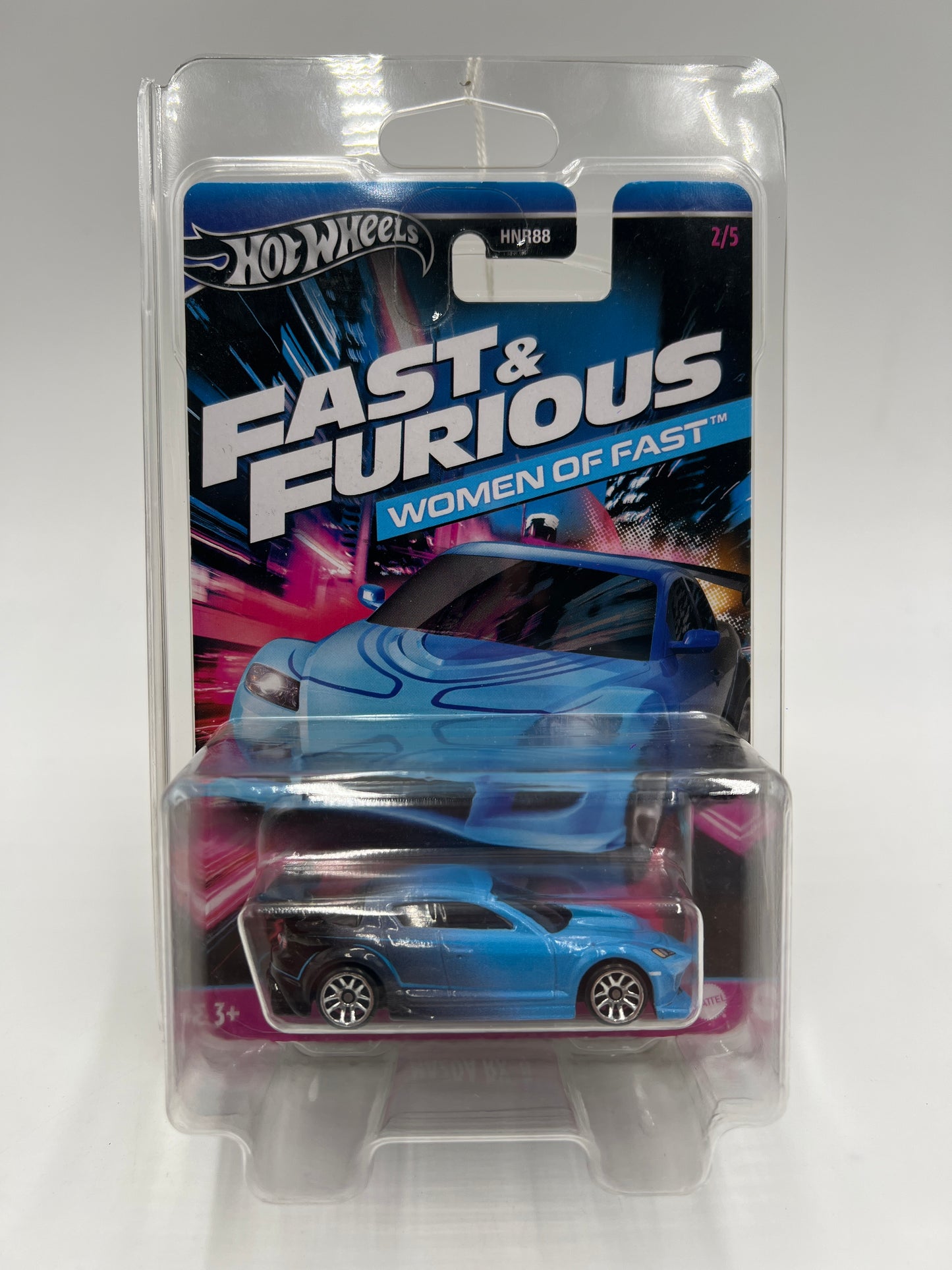 Hot Wheels Fast and Furious Women of Fast #2 Mazda RX-8 Blue W/Protector