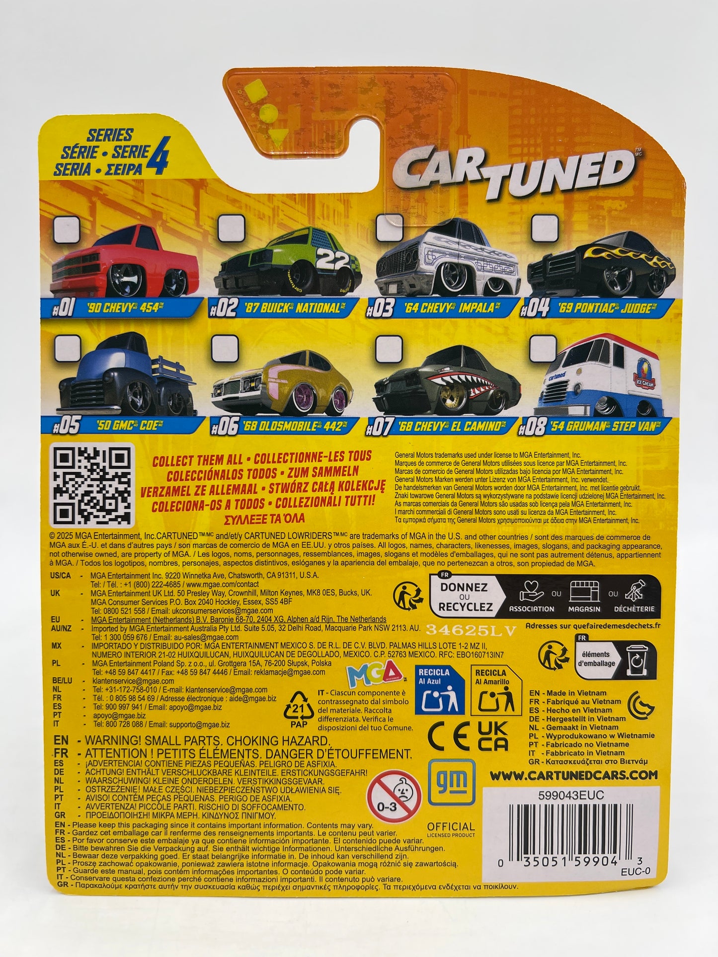 MGA Car Tuned Hobby Exclusive Series 4 #4 69 Pontiac Judge Black 180i