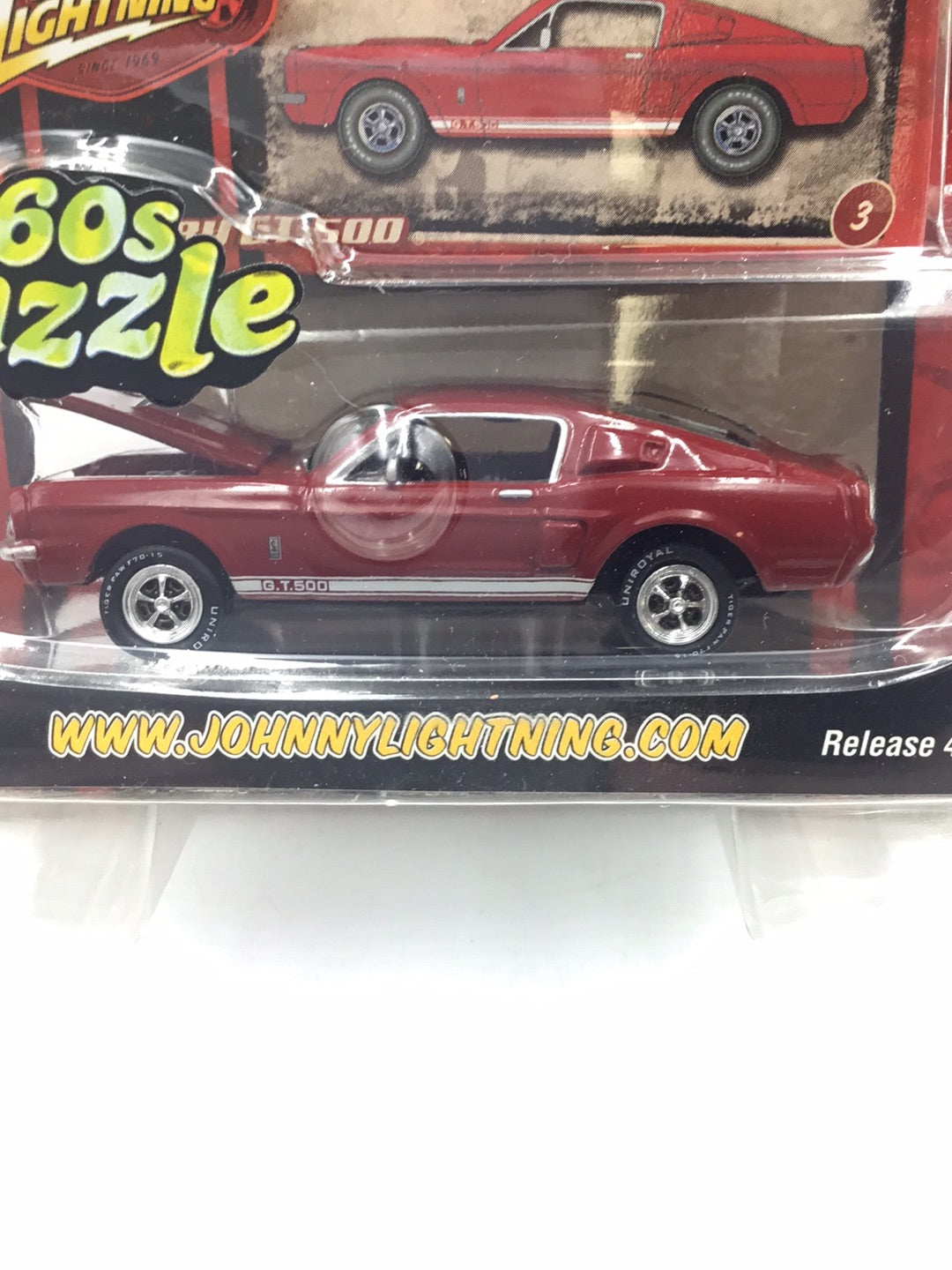 Johnny lightning 60’s Sizzle 1967 Shelby GT-500 TT3
