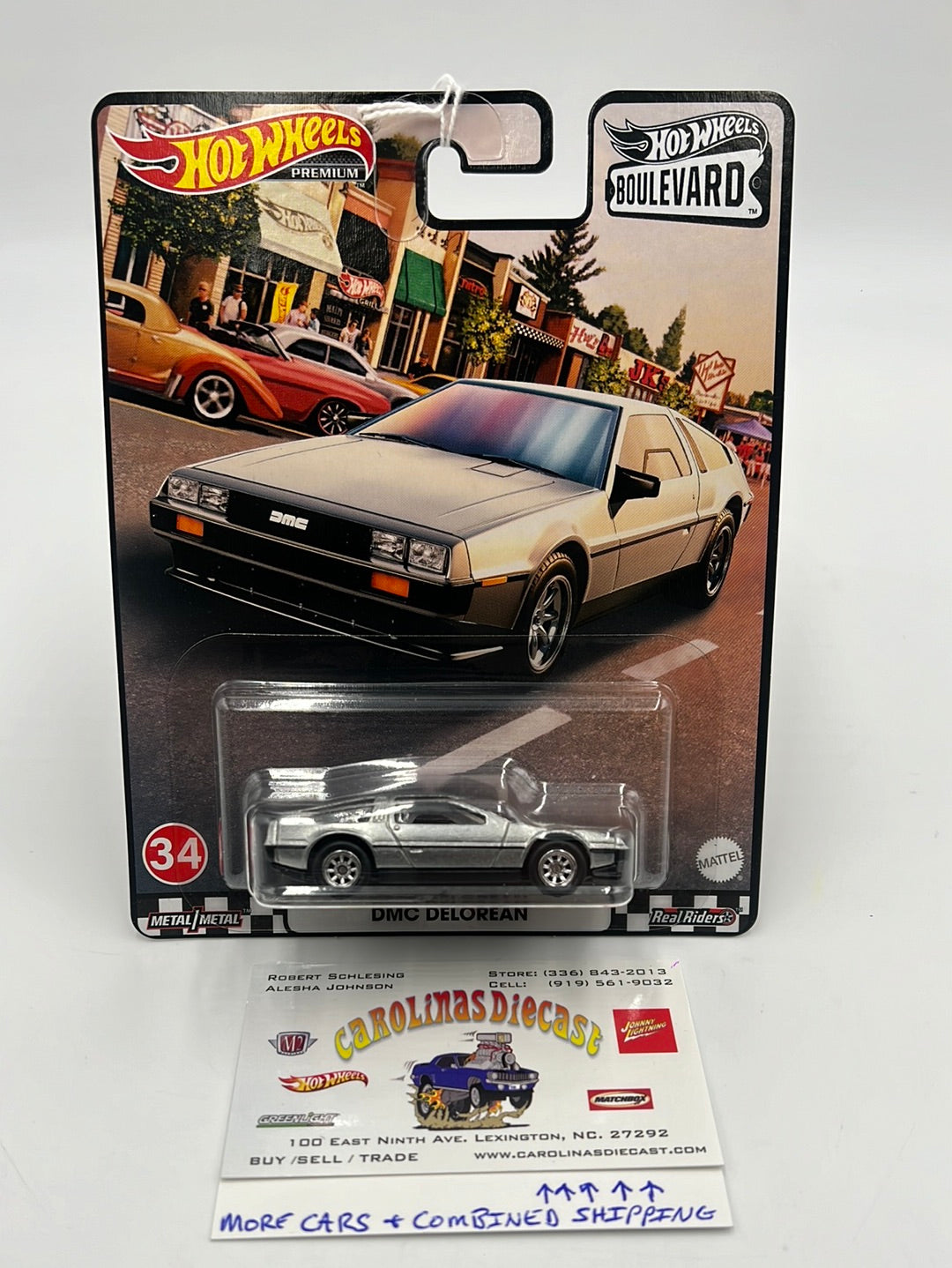 Hot Wheels Premium Boulevard #34 DMC Delorean 261F