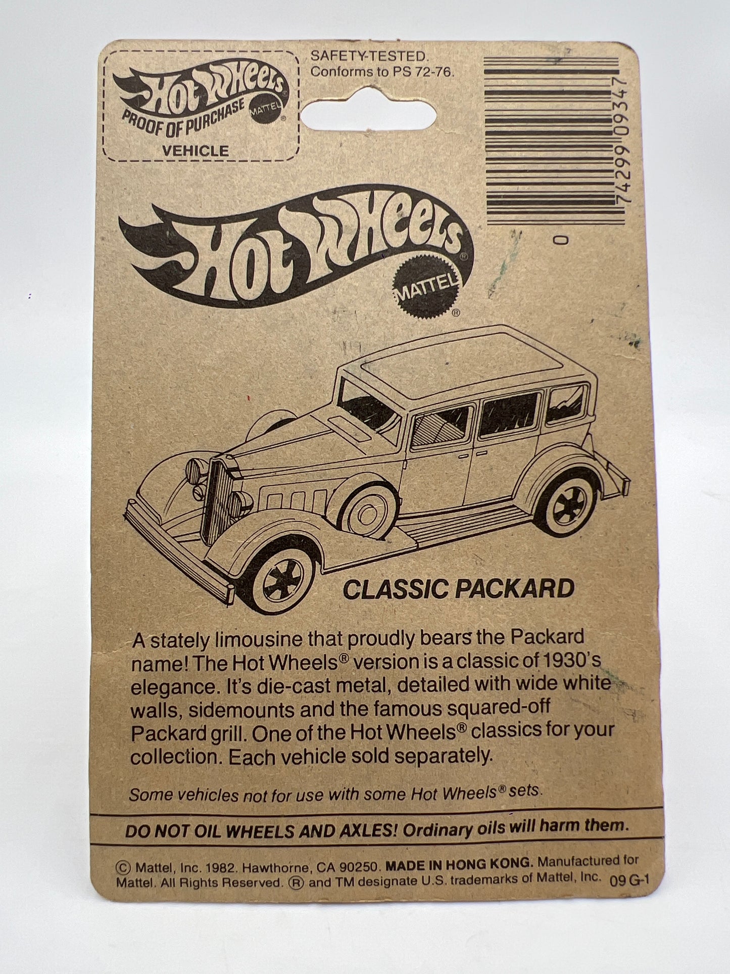 Hot Wheels Original 1982 The Hot Ones #5179 55 Chevy Red W/Protector