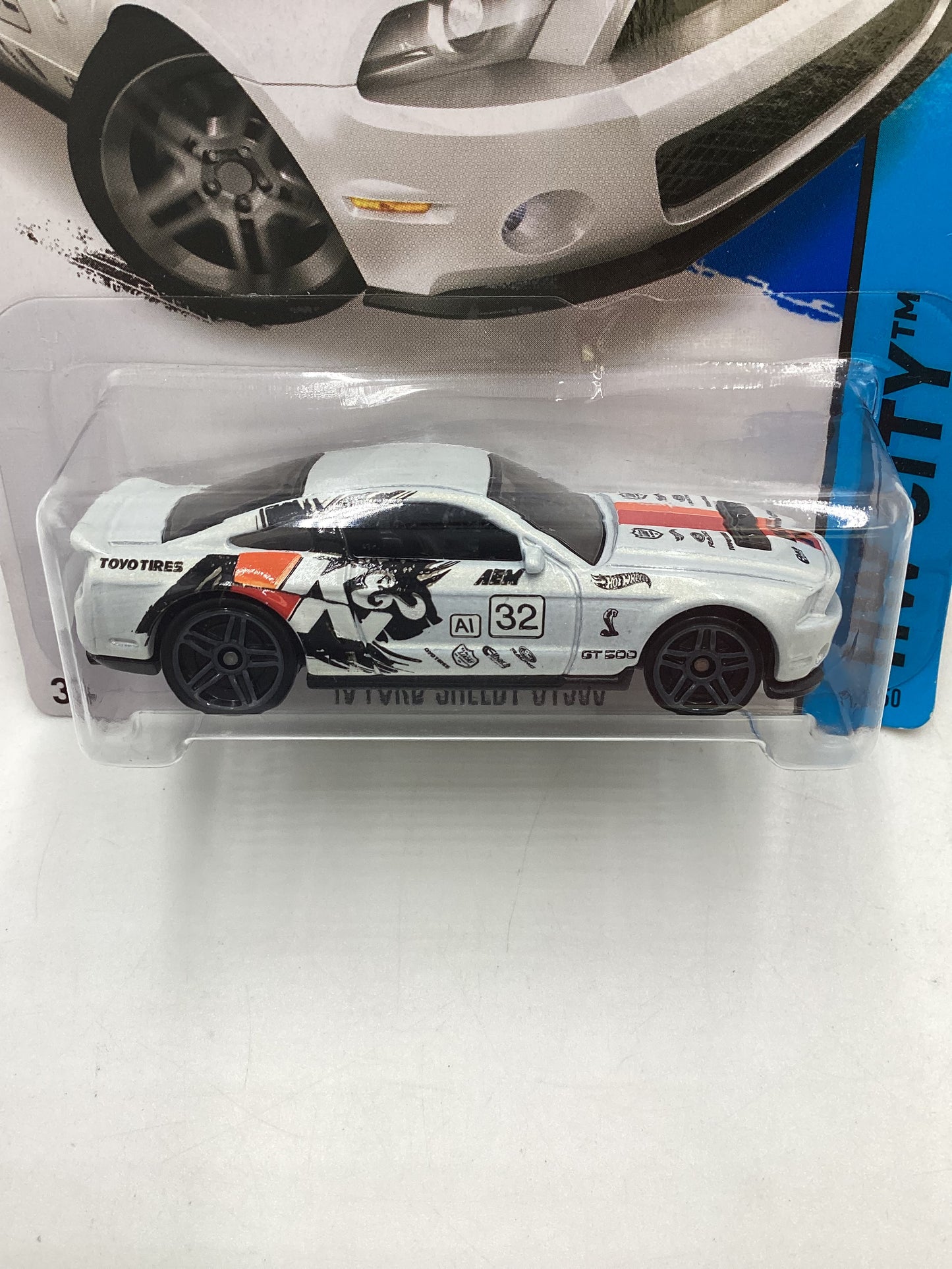 2015 Hot wheels HW City #11 10 Ford Shelby GT500 White 25C