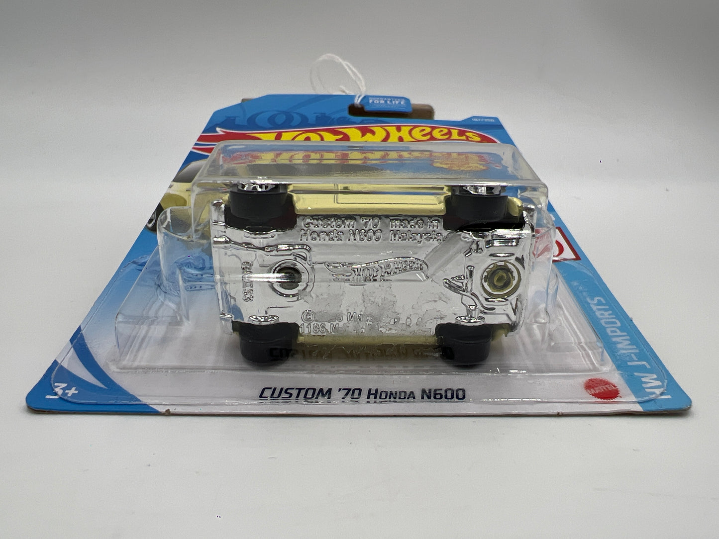 2021 Hot Wheels J-Imports #187 Custom 70 Honda N600 Yellow 75C