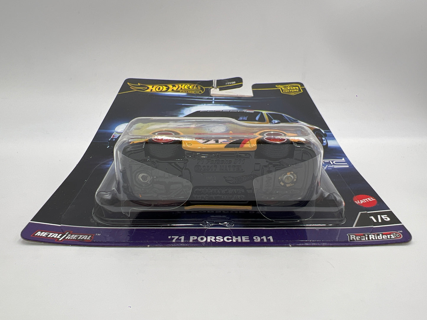 2024 Hot Wheels Premium Exotic Envy #1 71 Porsche 911 Yellow 244G