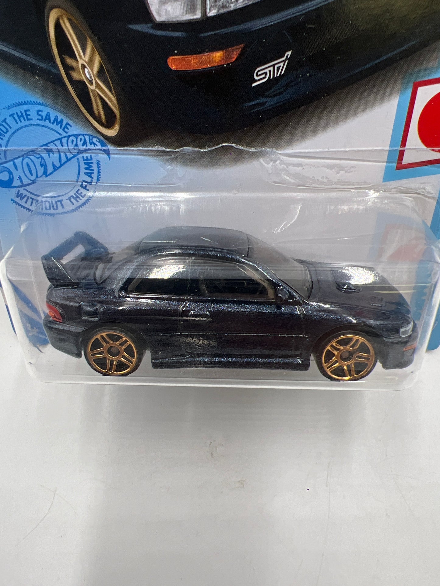 2021 HW J-Imports #124 98 Subaru Impreza 22B STi Version Dark Blue 89D