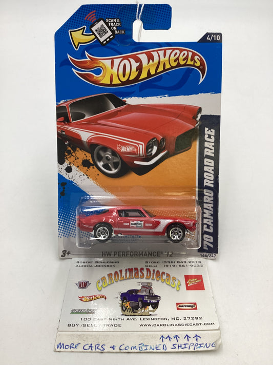 2012 Hot Wheels #144 70 Camaro Road Race 13E