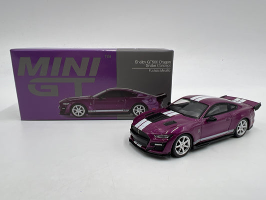 Mini GT MiJo Exclusive #696 Shelby GT500 Dragon Snake Concept Fuchsia Metallic
