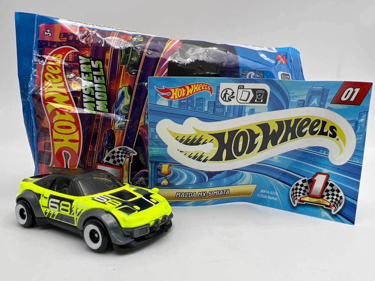 2027 Hot Wheels Mystery Models Series 1 #1 CHASE Mazda MX-5 Miata Neon