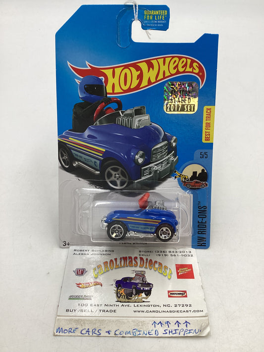 2017 Hot Wheels Treasure Hunt Factory Sealed Pedal Driver Blue