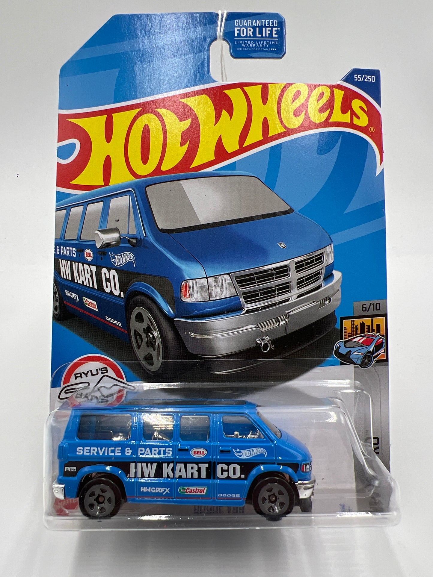 Hot Wheels Best Buy Exclusive HW Metro #55 Dodge Van Blue 237E