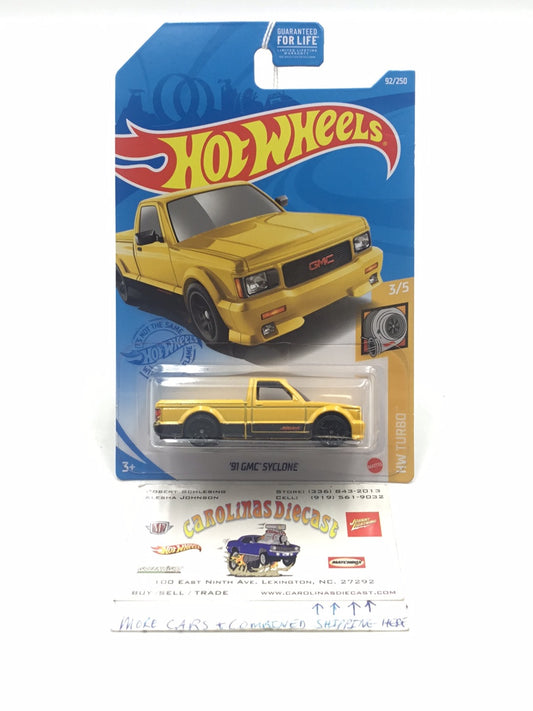 2021 hot wheels #92 91 GMC Syclone Kroger Exclusive