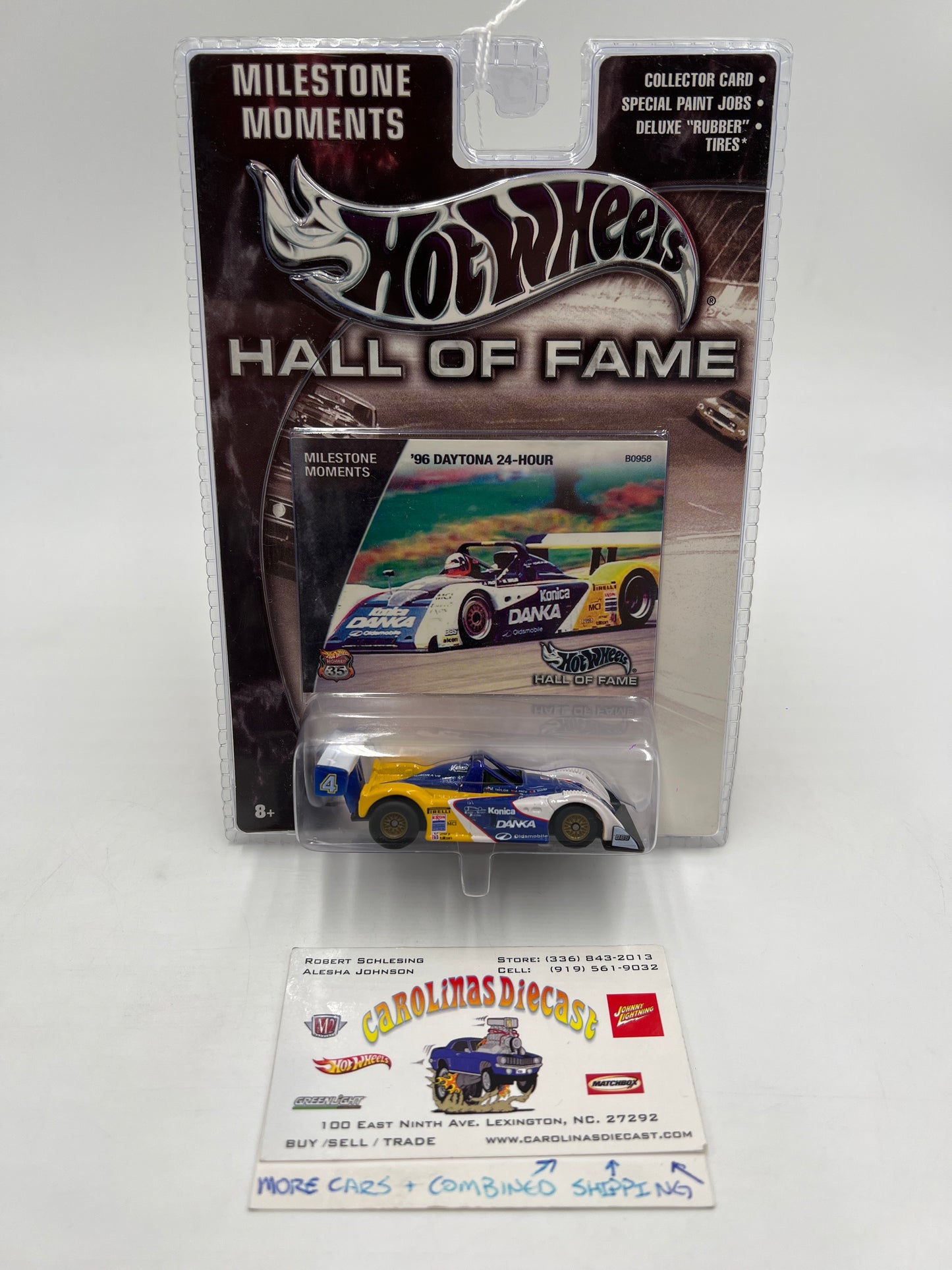 Hot Wheels Hall of Fame Milestone Moments 96 Daytona 24-Hour Riley & Scott Mk III