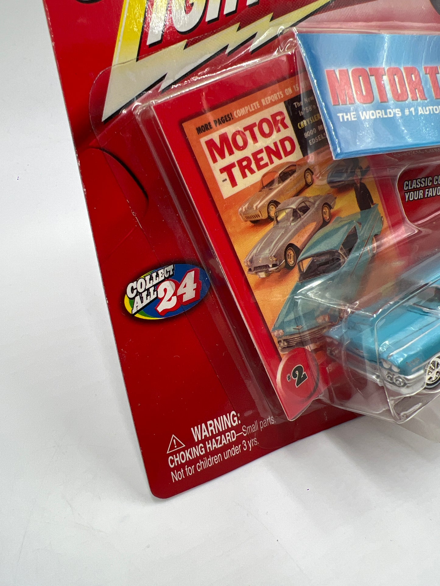 Johnny Lightning Motor Trend #2 1958 Chevy Impala Light Blue 221E