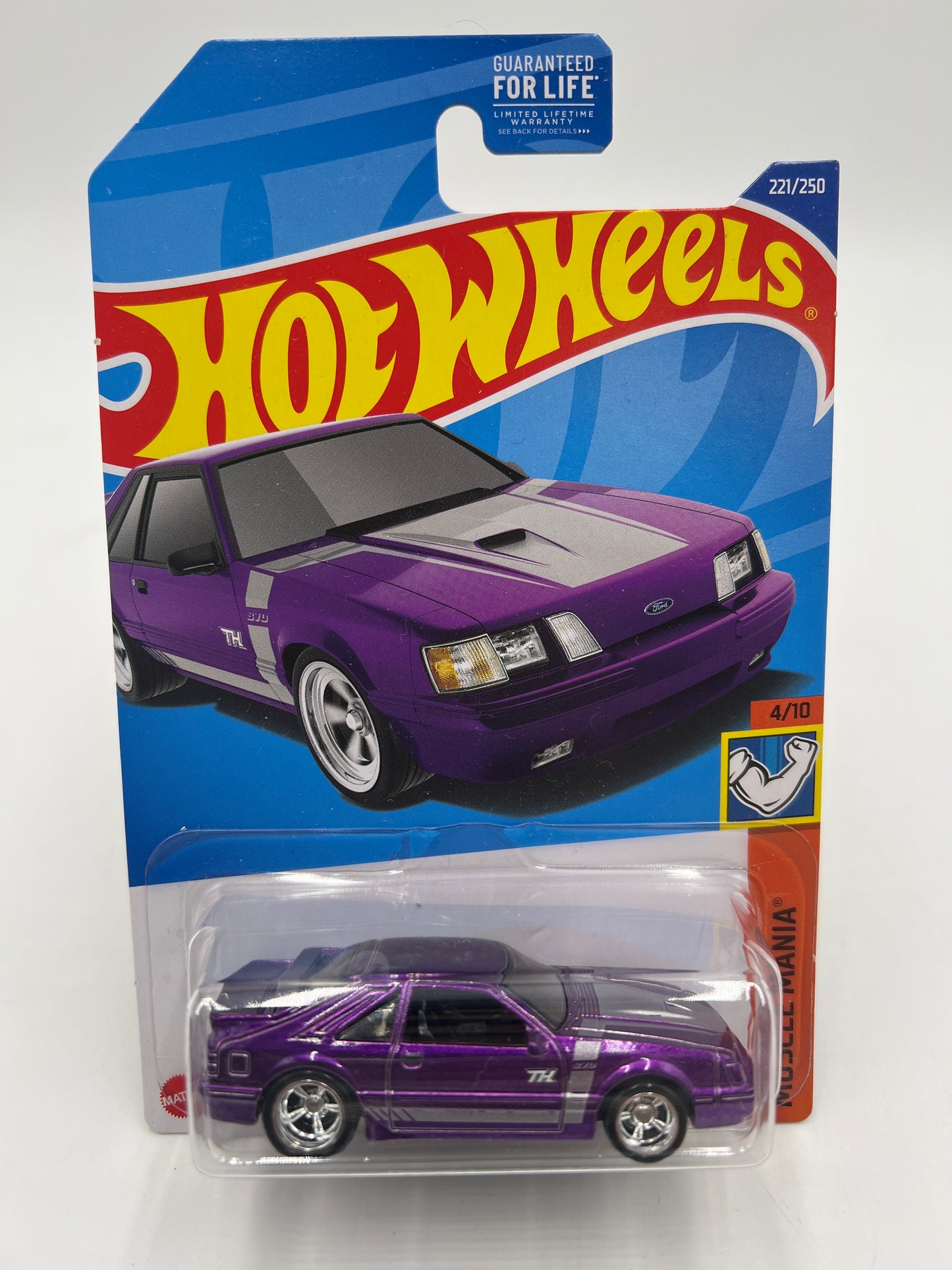 2022 Hot Wheels Super Treasure Hunt #221 84 Mustang SVO W/Protector