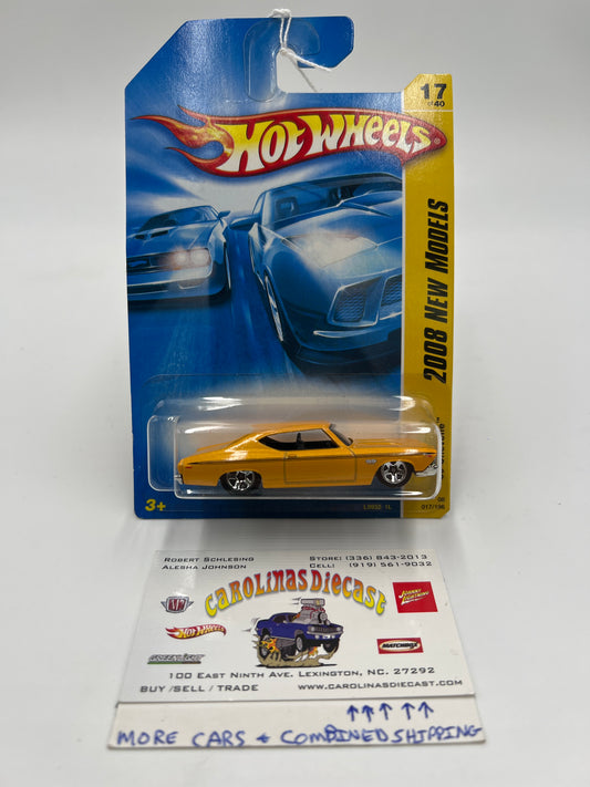 2008 Hot Wheels New Models #17 69 Chevelle Yellow 5C