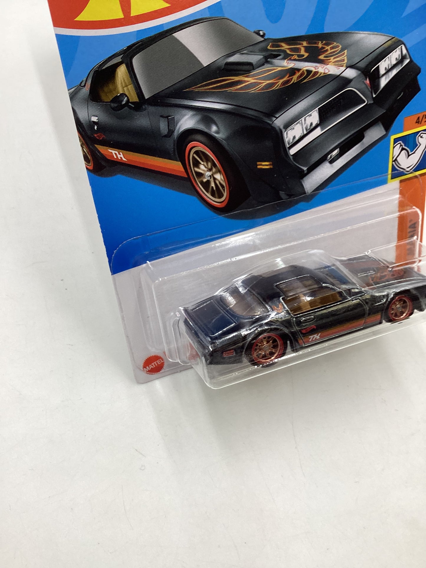 2024 Hot Wheels Super Treasure Hunt #206 L case 77 Pontiac Firebird T/A with protector