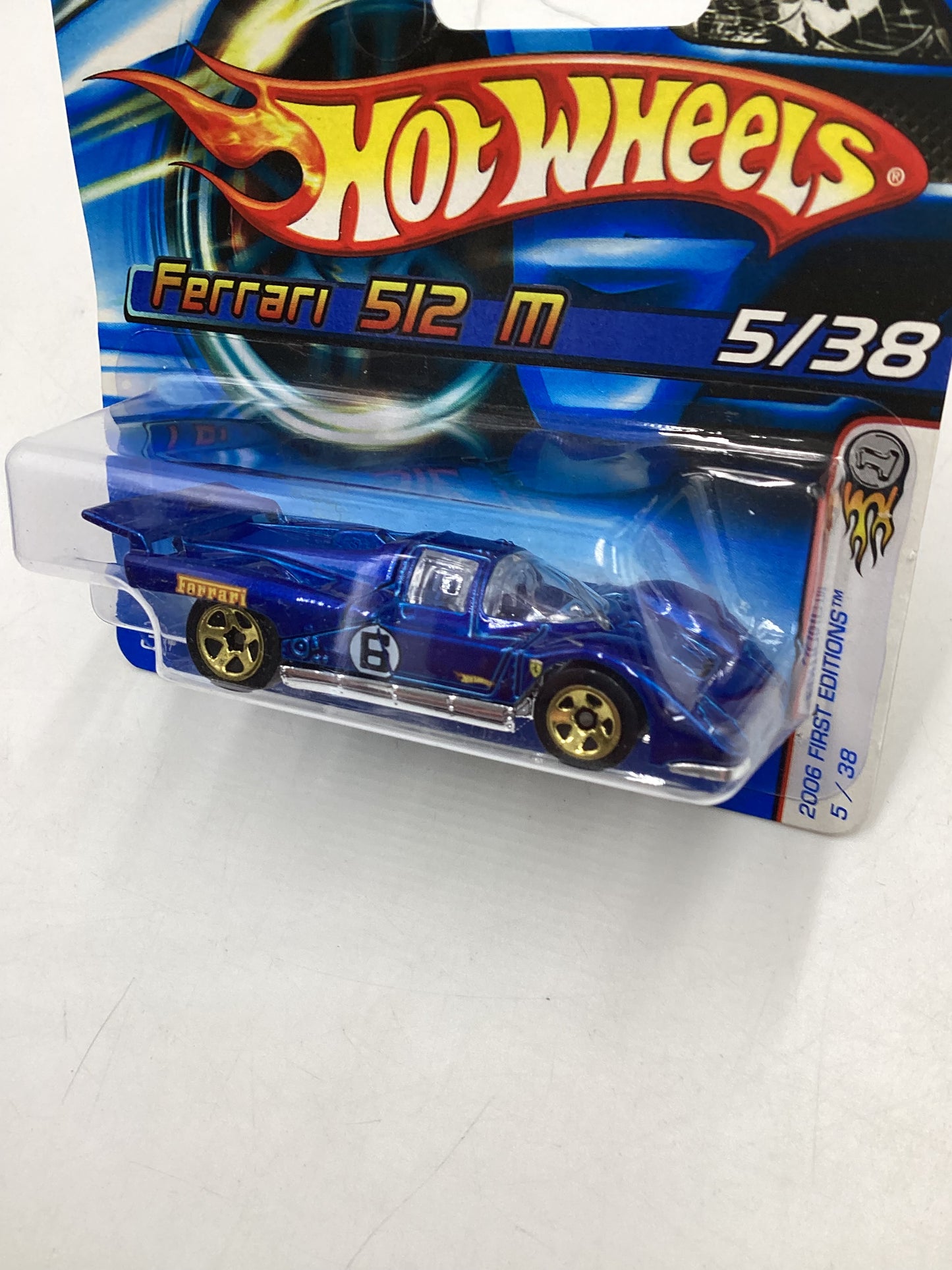 2006 Hot Wheels #005 Short Card Ferrari 512 M SR